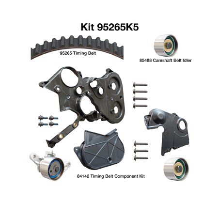Dayco 01-02 Chrysler/Dodge 2.4L Timing Belt Kit, 95265K5 95265K5